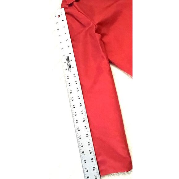 Reversible Satin Blazer - Women’s Est. M Oriental Floral Print & Solid Red - EUC - Picture 8 of 8